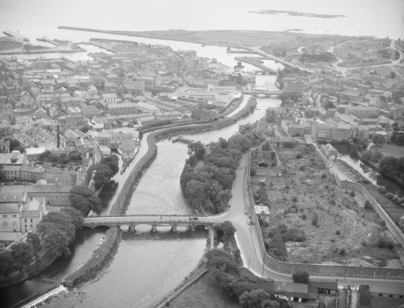 [Aerial photograph of Galway city, Co. Galway]
