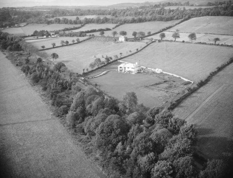 [Aerial photograph of a house near Killarney, Co. Kerry]
