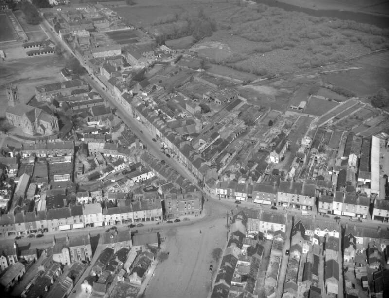 [Aerial photograph of Ballinasloe, Co. Galway]