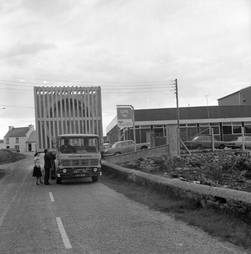 [Truck at G.P.E. Factory, Annagry, Co. Donegal]