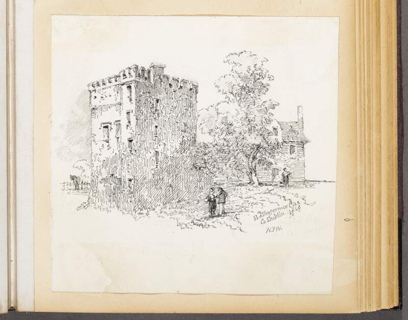 Ballyfermot Castle, Co Dublin, 1849