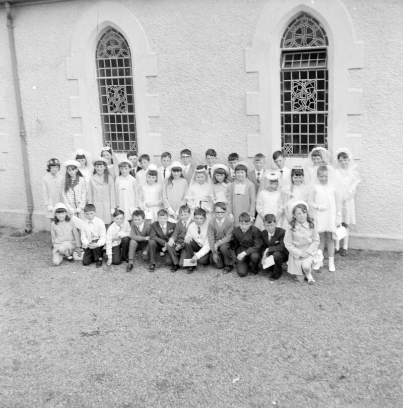 [Group of children outside a church, Arranmore, Co. Donegal]