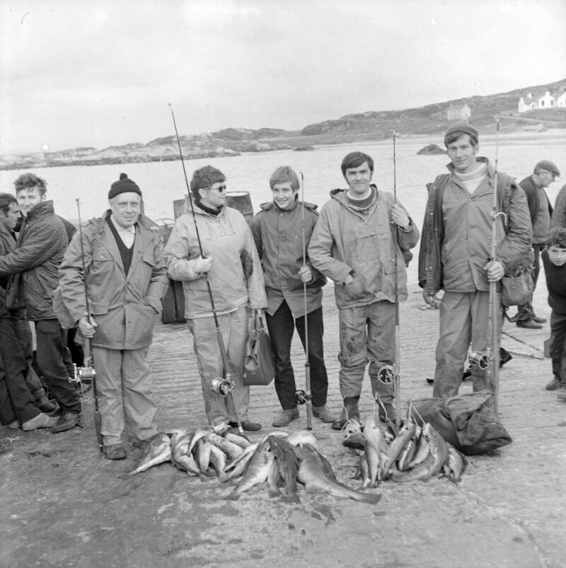 [Anglers presenting their catch, Arranmore, Co. Donegal]