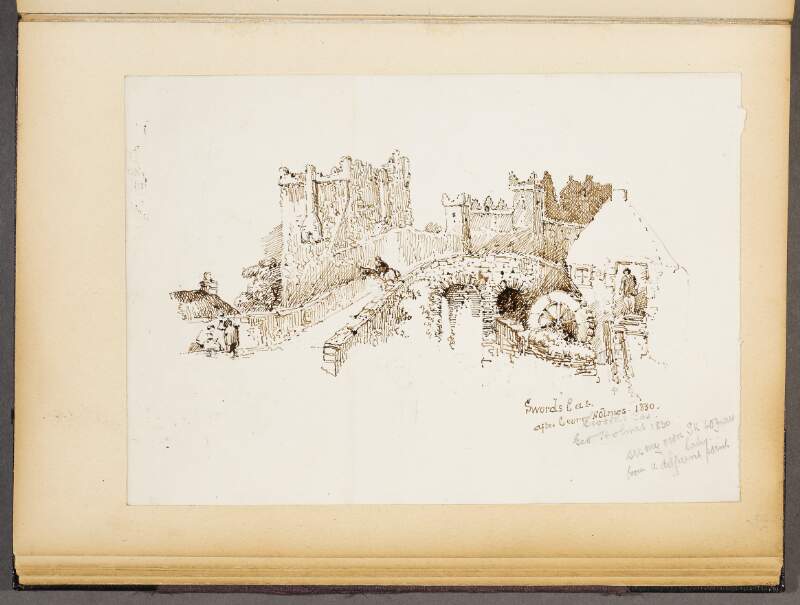 Swords Castle, 1830