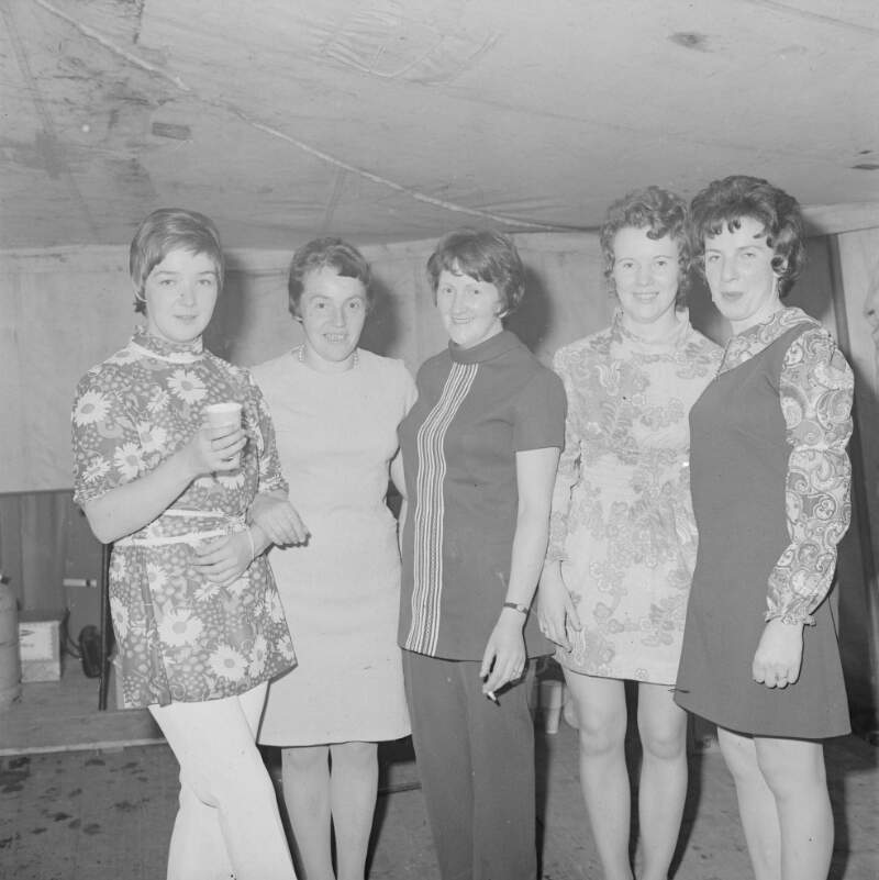 [Group of women at the carnival dance in Carrick, Co. Donegal]