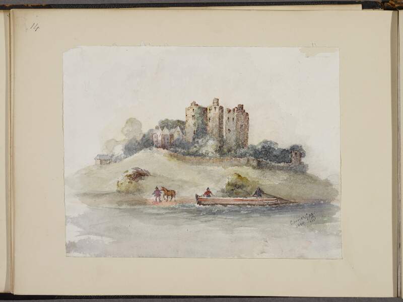 Carrick [Carrickfergus?] Castle, 1909,