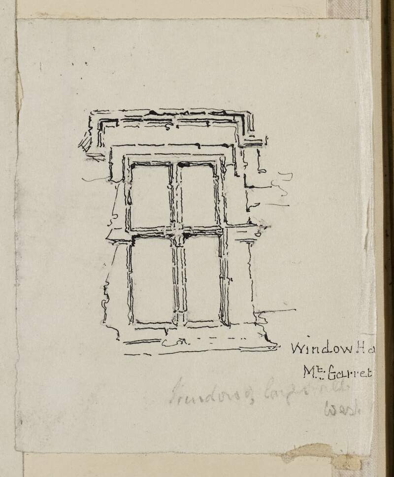 Window, Mt. Garret [Mountgarret Castle]