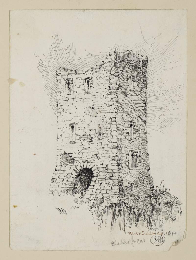 Claddagh Castle, near Galway, 1894
