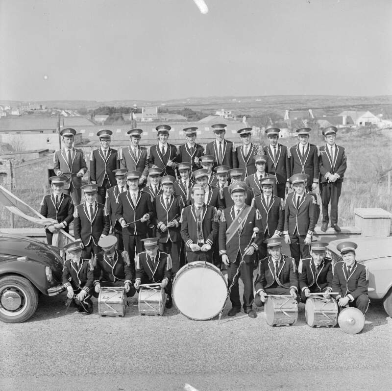 [Marching band at the Easter Parade in Dungloe, Co. Donegal]