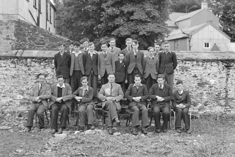 [Male students of McDevitt Institute, Glenties, Co. Donegal]