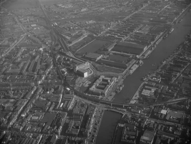 [Dublin city including the Custom House and Bus Aras, Co. Dublin]