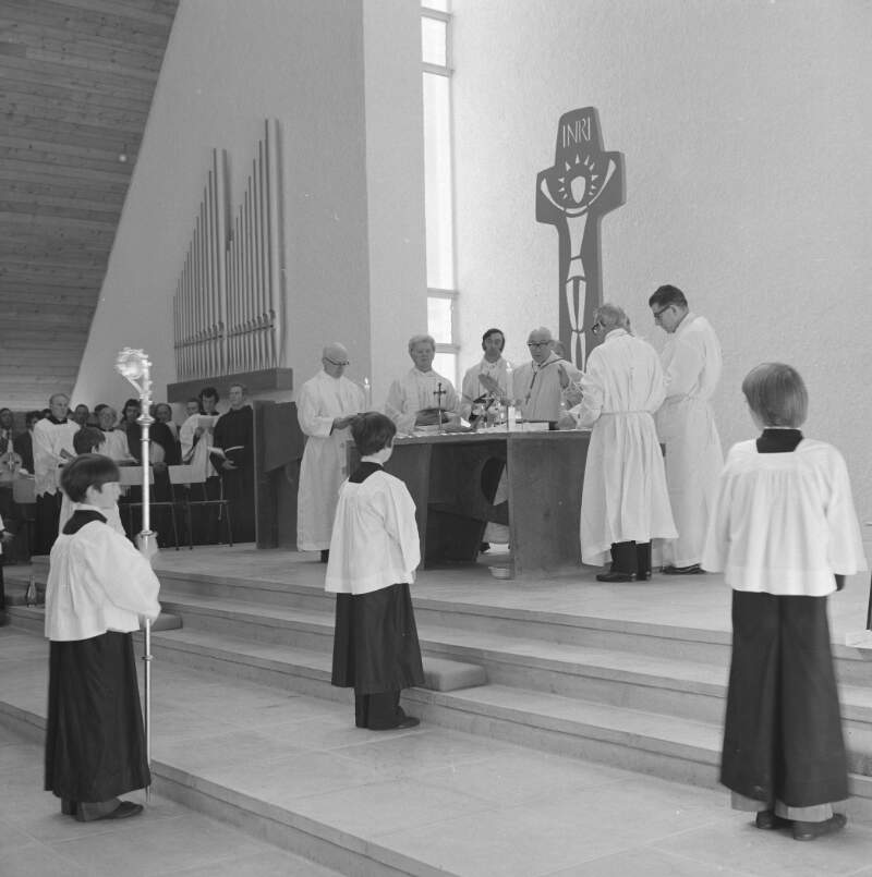 [Blessing and official opening of St. Conal's Church, Glenties, Co. Donegal]