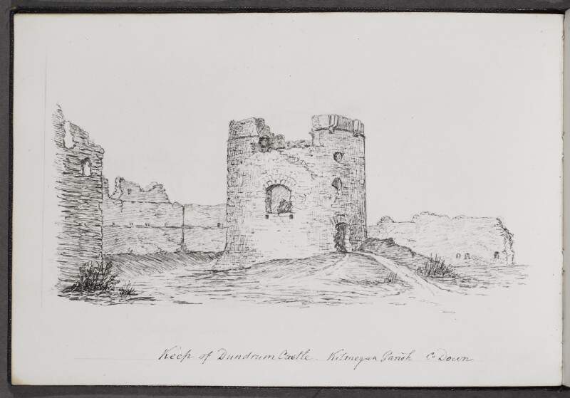 Keep of Dundrum Castle, Kilmegan Parish, County Down