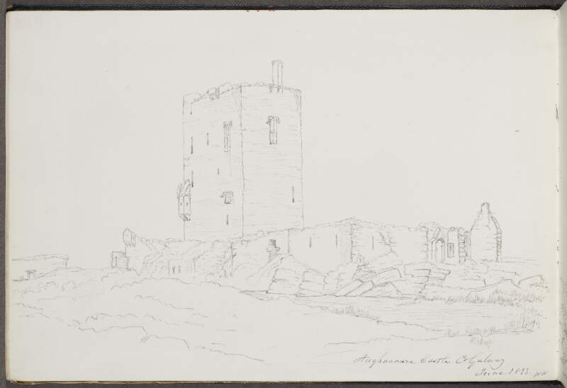 Aughnanure Castle, County Galway, June 1833