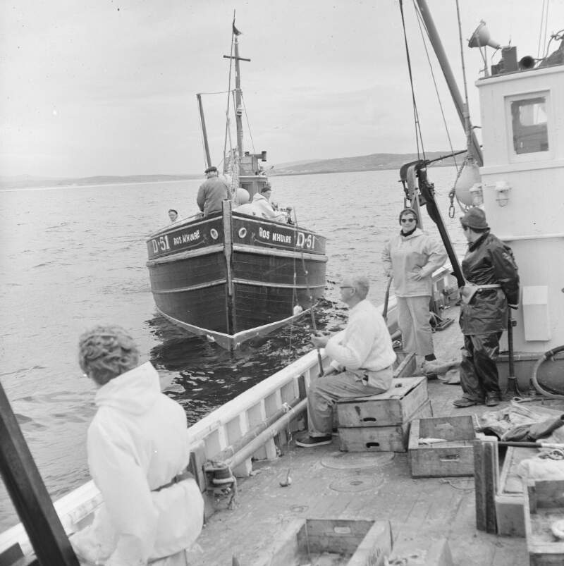 [Anglers on fishing boats near Portnoo, Co. Donegal]
