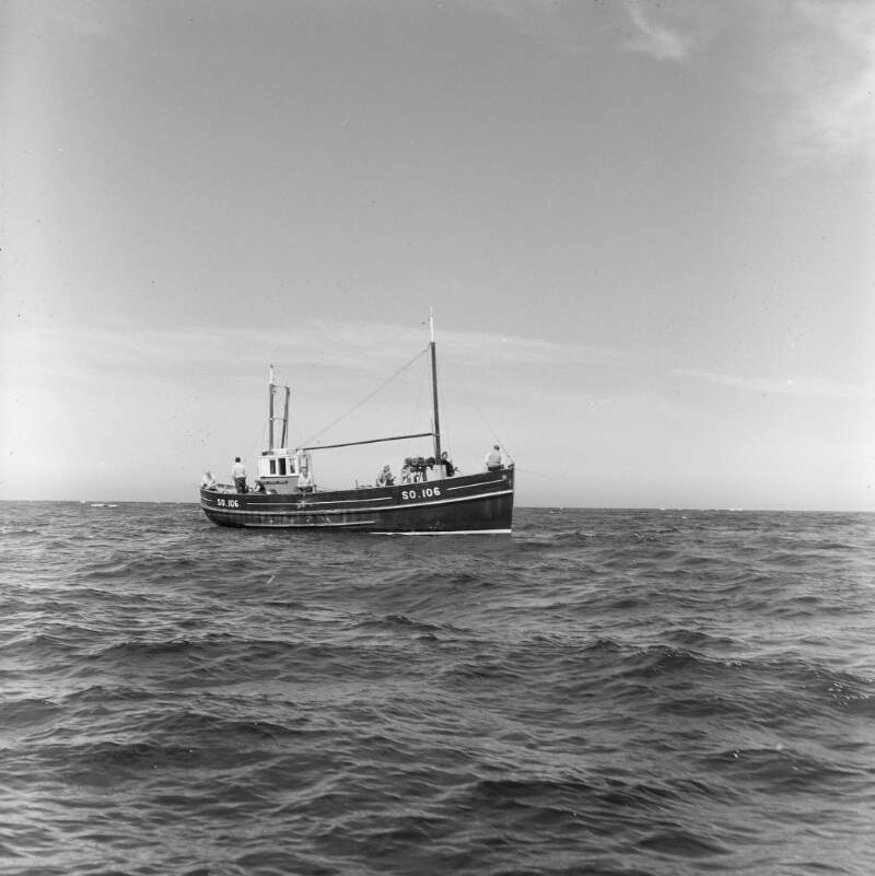[Fishing boat at sea near Rathmullan, Co. Donegal]