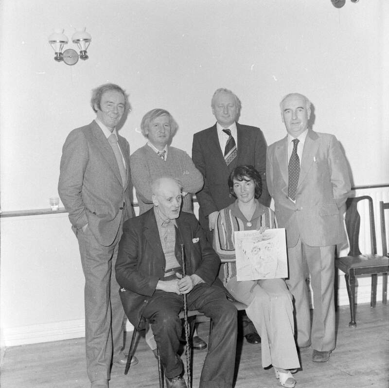 [Dave Hammond with John Doherty and others, Co. Donegal]