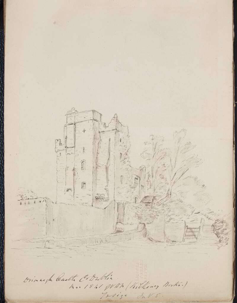 Drimnagh Castle, County Dublin, 1841
