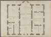 Plan of the bedchamber story of a house [Mount Kennedy, Newtownmountkennedy, Co. Wicklow] intended to be built in Ireland for Major General Cuningham [General Robert Cuninghame, later Baron Rossmore]