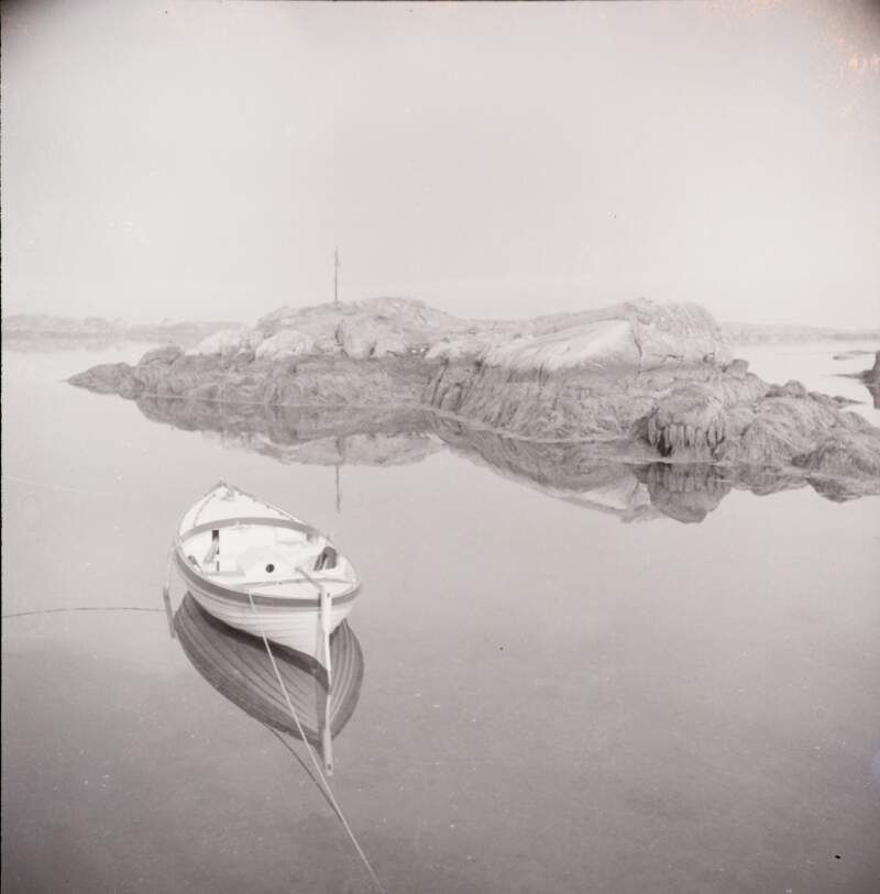 [Fishing boat near coast, Co. Donegal]