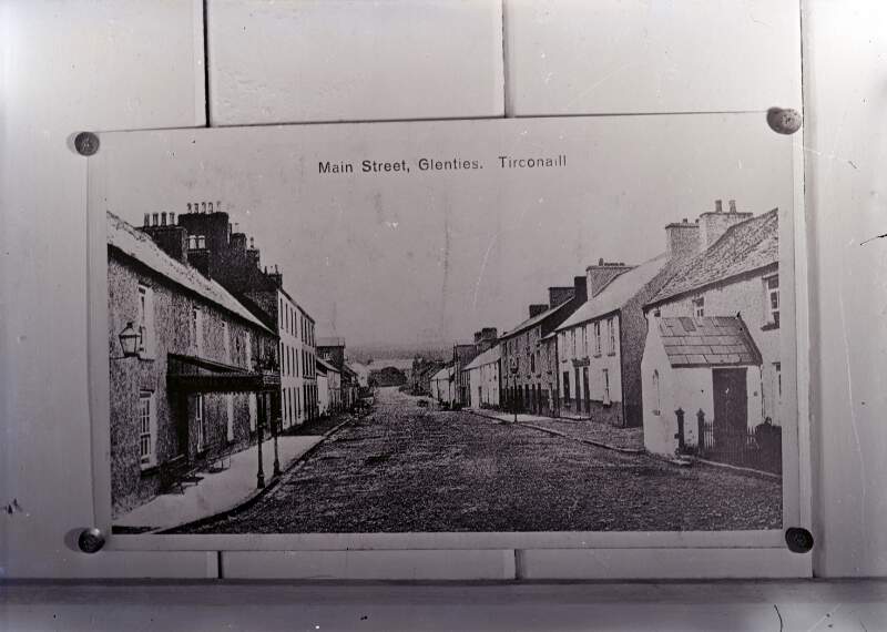 [Copy negative from print of Main Street in Glenties, Co. Donegal]
