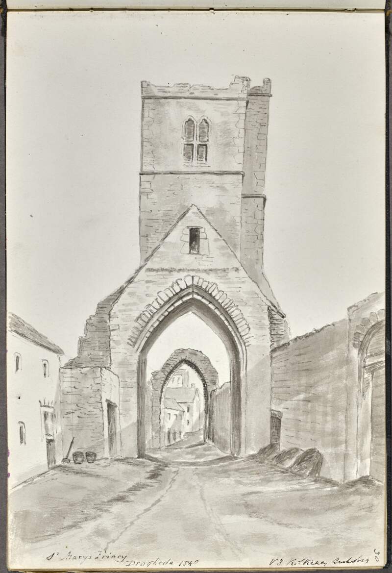 St. Mary's Friary, Drogheda, 1840