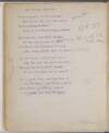 Typescript poem entitled "Gone But Not Forgotten" with handwritten notes,