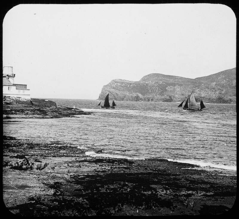 [Cromwell Point Lighthouse in Valentia Harbour, and Douglas Head, Co. Kerry]