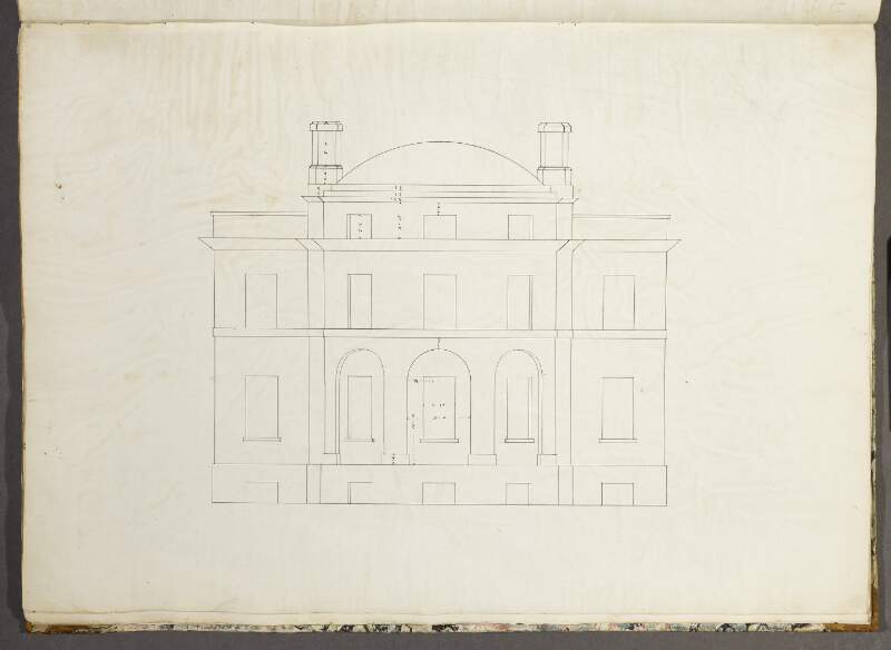 [Rear elevation Carrickglass, (Carrigglas) Co. Longford]