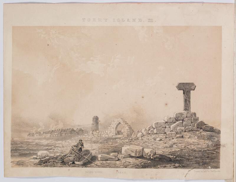 Torry [Tory] Island, III, round tower, abbey