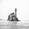 [Fastnet Lighthouse, with stub of old tower still extant, off the coast of Co. Cork]
