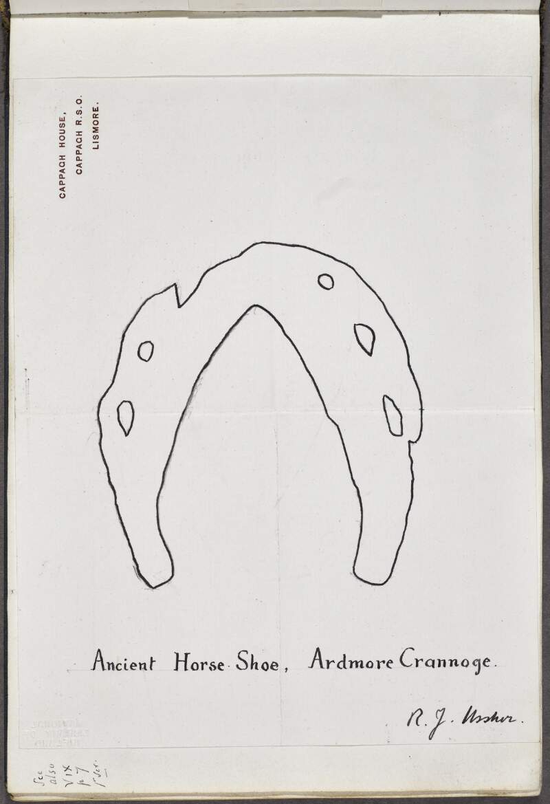 Ancient horse shoe, Ardmore Crannoge