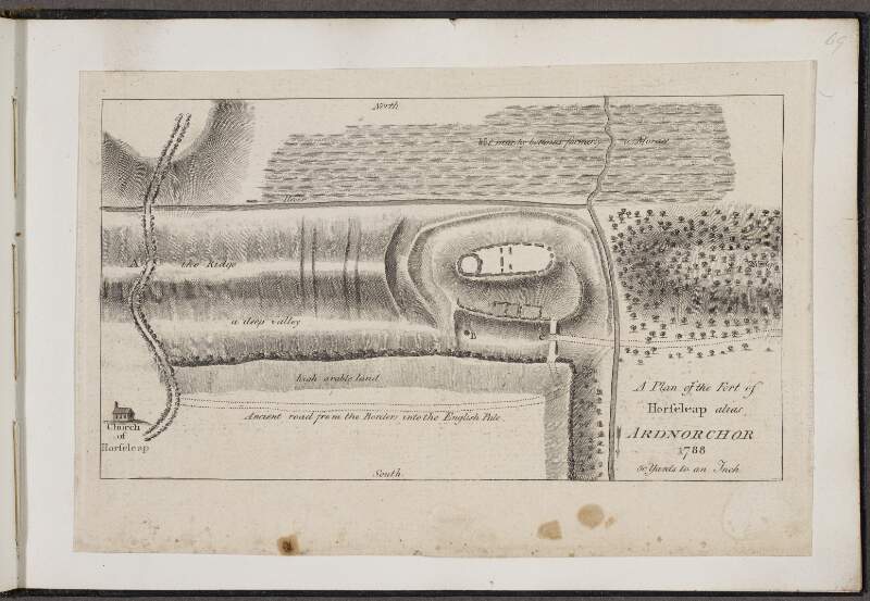 A plan of the Fort of Horfeleap [Horseleap] alias Ardnorchor, 1788