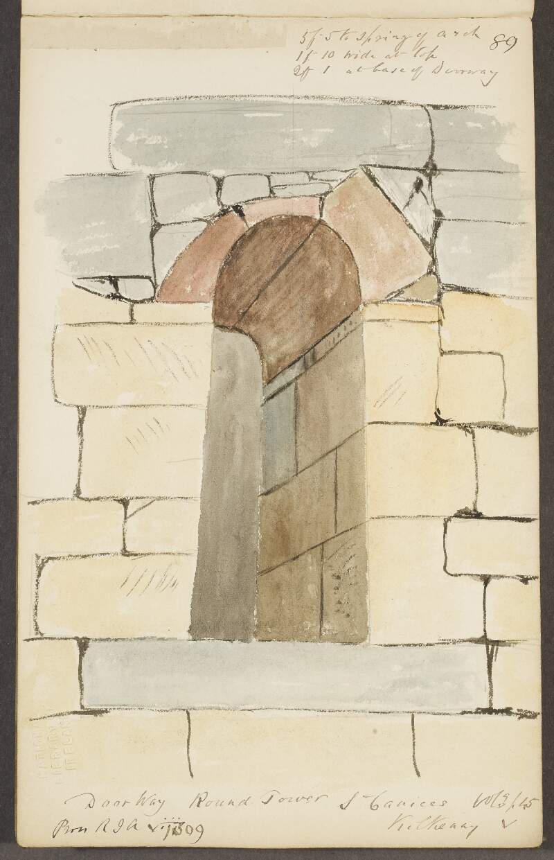 Doorway, round tower, St Canices, Kilkenny