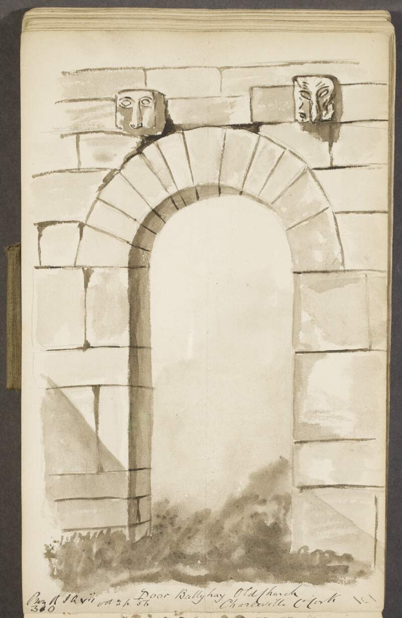Door, Ballyhay, old church, Charleville, County Cork