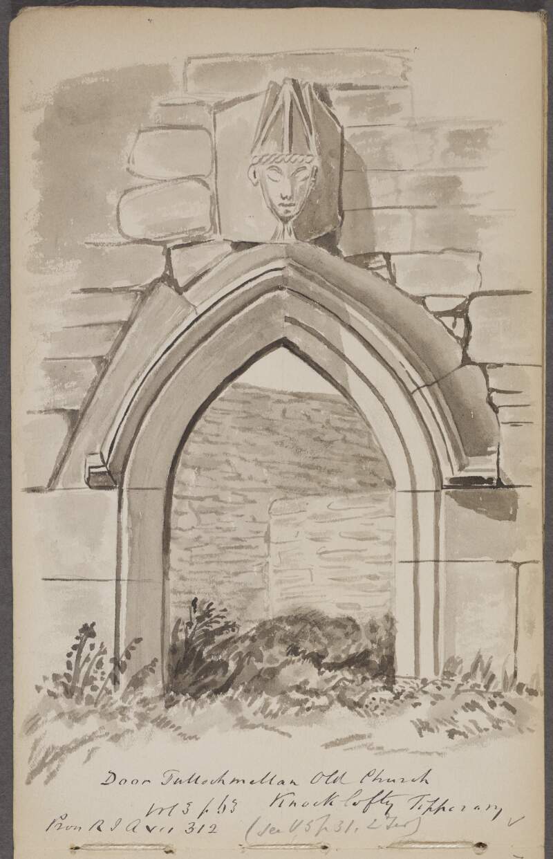 Door, Tullochmellan [Tullaghmeelan] Old Church, Knocklofty, Tipperary