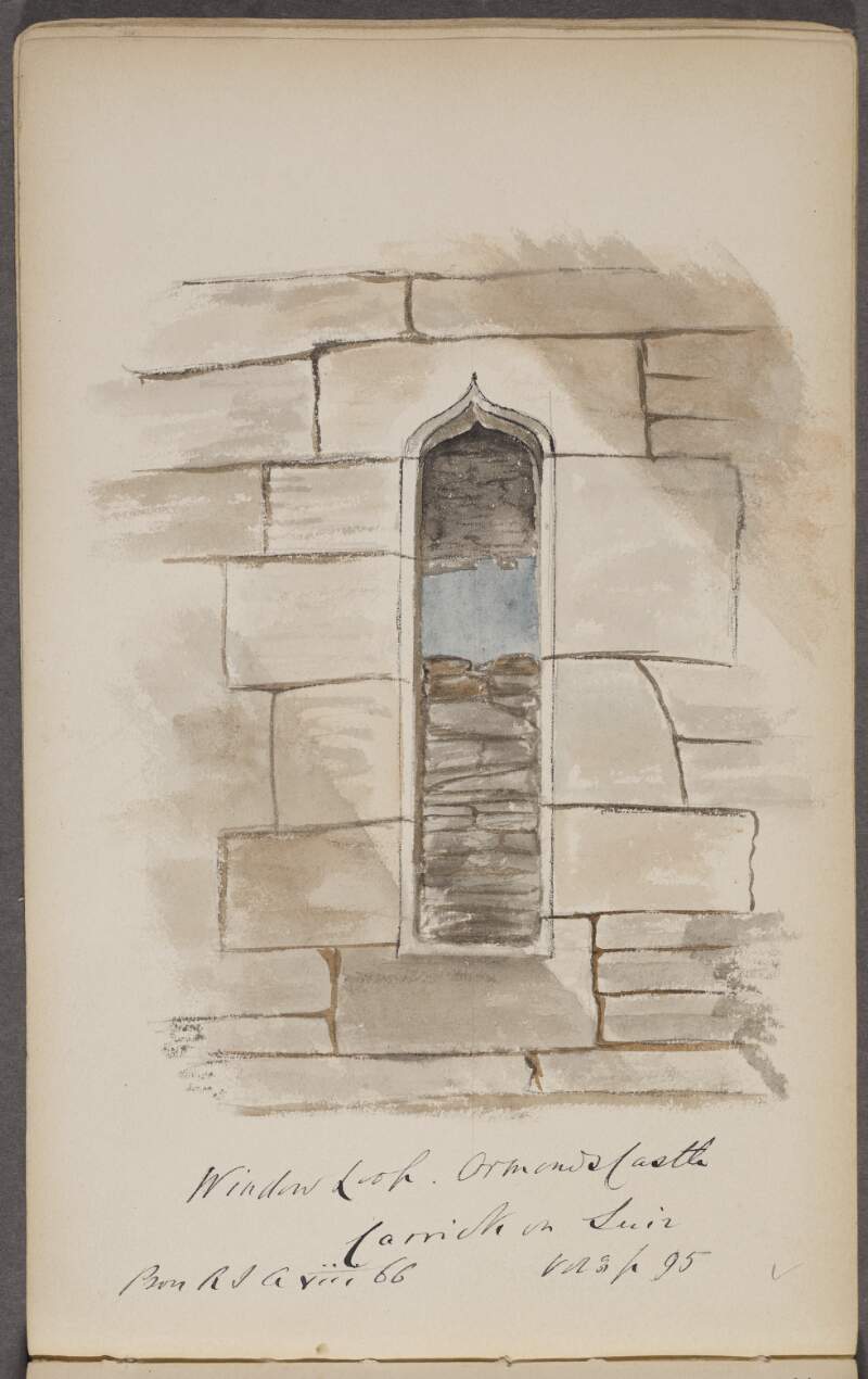 Window loop, Ormond Castle, Carrick on Suir