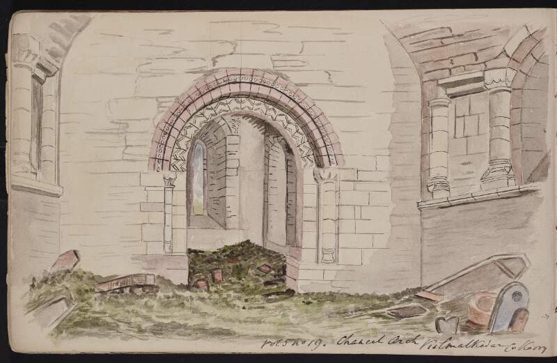 Chancel arch, Kilmalkedar, County Kerry