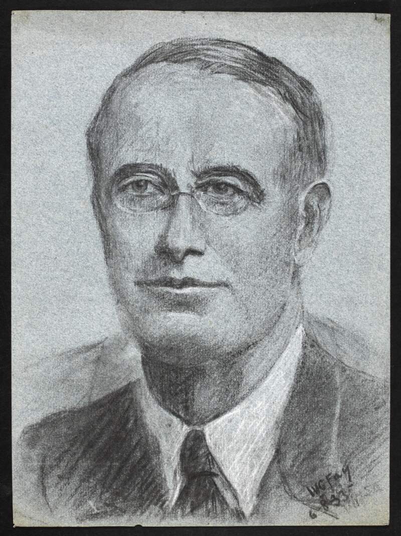 W.G. Fay 6-8-33 [William George Fay. 6 August 1933]