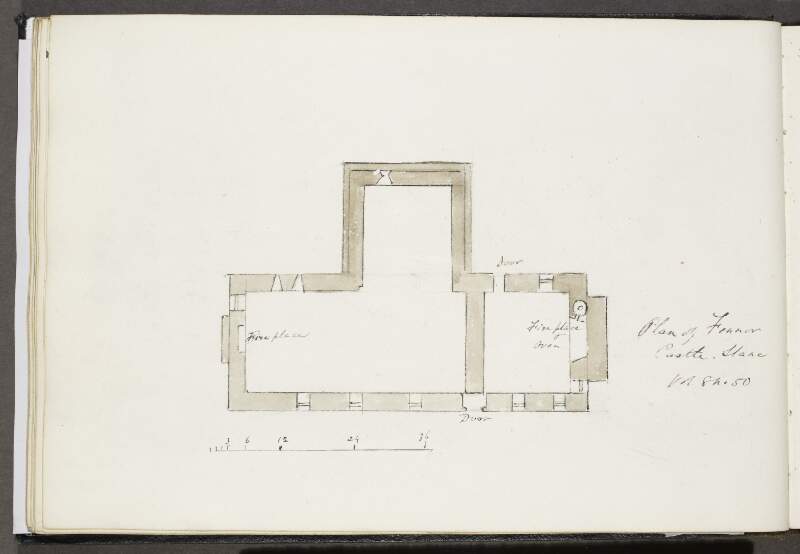 Plan of Fennor Castle, Slane