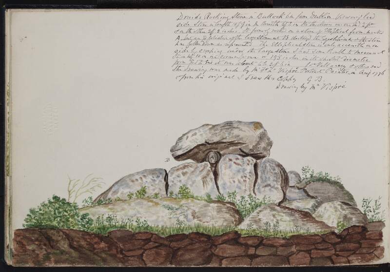 Druid's rocking stone in Bullock, six miles from Dublin