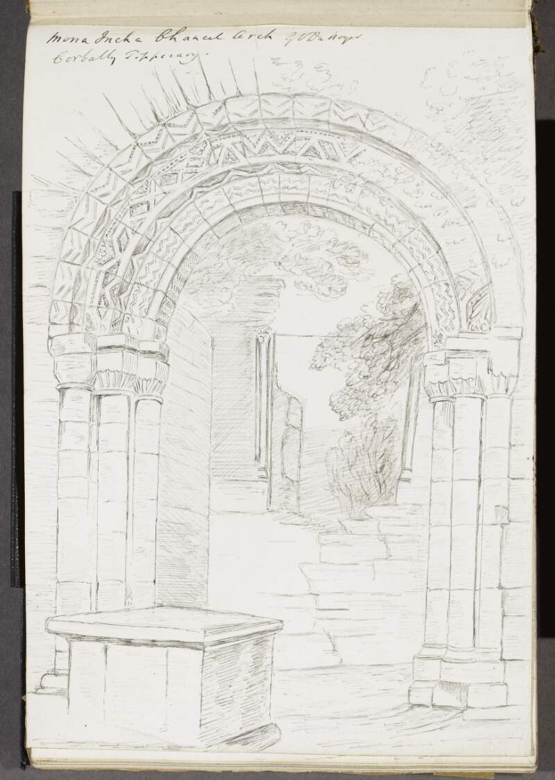 Mona Incha [Monaincha], chapel arch, Corbally, Tipperary