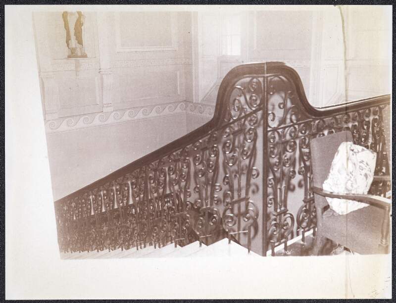 [Staircase inside Newman House, St. Stephen's Green]