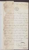 Letter from Lord Melfort to the Earl of Tyrconnel,