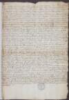 Letter from Sir Daniel Arthur to his brother,