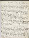 Handwritten letter from the Earl of Dover to the Earl of Tyrconnel,
