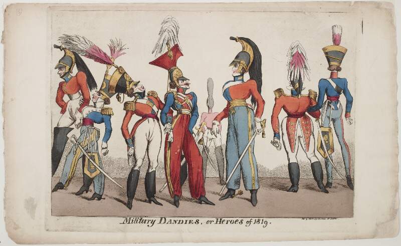Military Dandies, or Heroes of 1819.