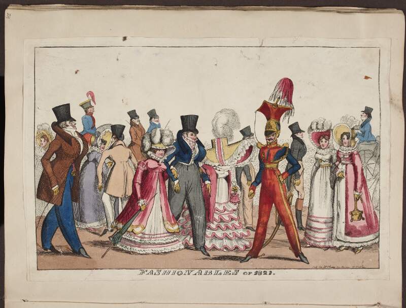 Fashionables of 1821.