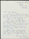 Letter from Maeve Madden, Douglas, Isle of Man to Julia Grennan expressing sympathy over the death of Elizabeth O'Farrell,