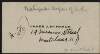 Calling card for James J. McMahon,